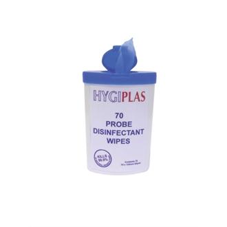 Hygiplas CC196 Probe Disinfectant Wipes (12 x 70 Wipes)