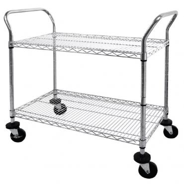 Vogue CC430 Chrome 2 Tier Wire Trolley