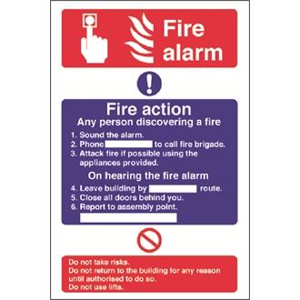 CC925 Fire Alarm/Fire Action