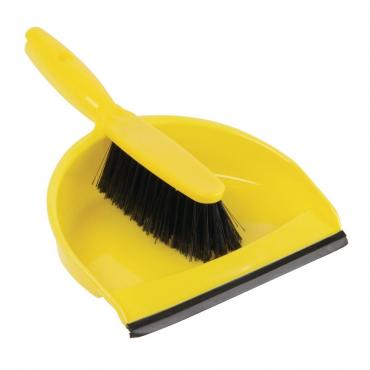 Jantex CC930 Soft Dustpan & Brush Set (Variety of Colours)