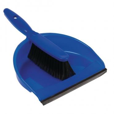 Jantex CC932 Soft Dustpan and Brush Set Blue