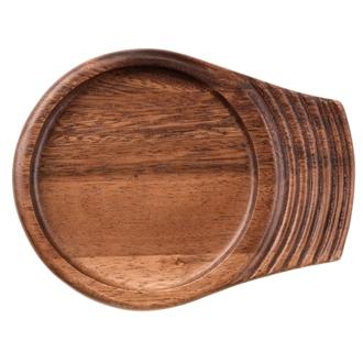 CD141 Churchill Single Handled Small Wooden Trays