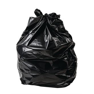 Jantex CD508 Extra Heavy-duty Black Bin Bags 160 Ltr (Pack of 100)