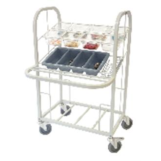 CD510 Craven Condiment, Cutlery & Tray Dispense Trolley