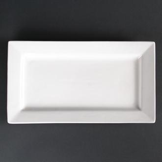CD631 Lumina Wide Rim Rectangular Plates 310mm