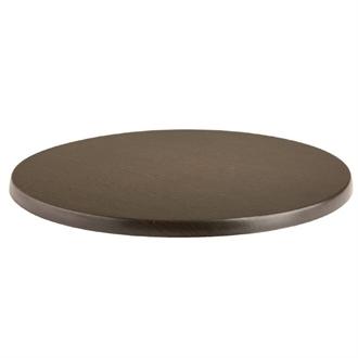 CE161 Werzalit Round Table Top Wenge 600mm