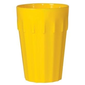 Olympia Kristallon Polycarbonate Tumblers Yellow 142ml x 12