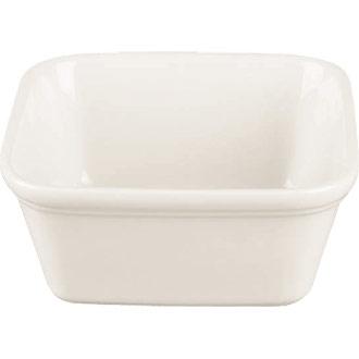 CE404 Churchill Cookware White Square Pie Dishes 120x 120mm