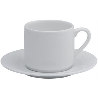 CE709 Elia Glacier Fine China Espresso Cups 100ml