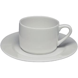 CE734 Elia Glacier Fine China Stackable Tea Cups 240ml