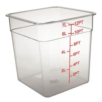 CF023 Polycarbonate Square Storage Container 7Ltr