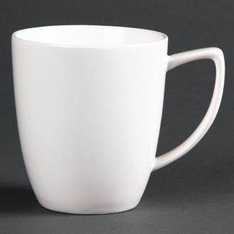 CF378 Lumina Fine China Latte Mugs 284ml 10oz