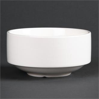 CF379 Lumina Fine China Stacking Soup Bowls 398ml 14oz