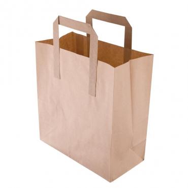 Fiesta Green CF591 Recyclable brown paper bags medium (Pack of 250)