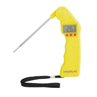  CF912 Hygiplas Easytemp Colour Coded Yellow Thermometer 