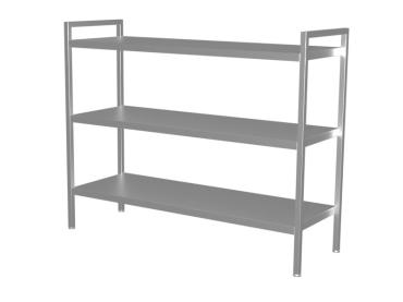 Cater-Fabs Stainless Steel 3 Tier Storage Rack / Shelving 400mm Deep