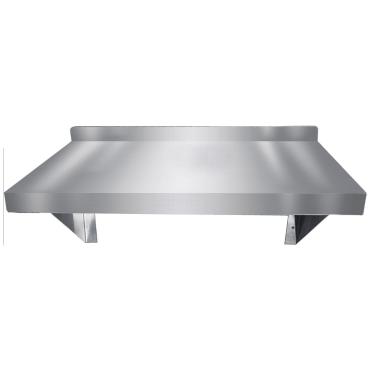 Cater-Fabs Stainless Steel 400mm Deep Single Wall Shelves W600 - W1600mm