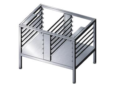Cater-Fabs Stainless Steel Combi Oven Stand 2 - Designed for Rational iCombi 6 & 10-1/1 Ovens