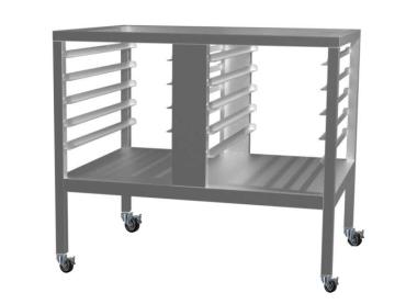 Cater-Fabs Mobile Combi Stand 2 for 6-1/1 & 10-1/1 Deck Combi Ovens with Runners 