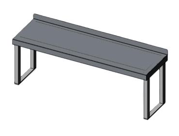 Cater-Fabs Single Tier Ambient Gantry W2400 x D400mm