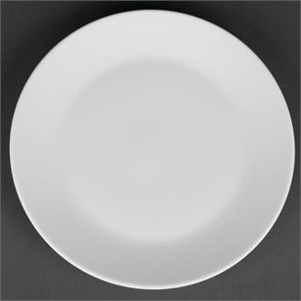 CG002 Royal Porcelain Classic White Narrow Rim Plates 170mm