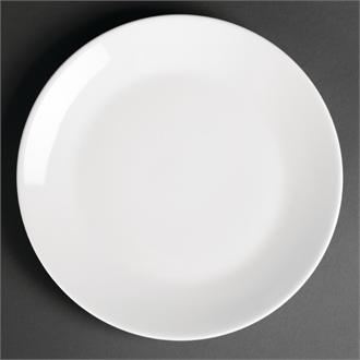 CG003 Royal Porcelain Classic White Narrow Rim Plates 210mm