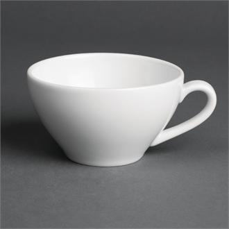 CG028 Royal Porcelain Classic White Tea Cups 230ml