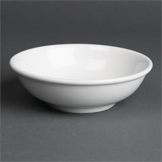 CG055 Royal Porcelain Classic White Cereal Bowls 140mm