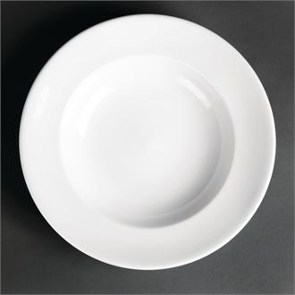 CG057 Royal Porcelain Classic White Pasta Plates 260mm