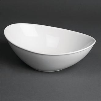 CG060 Royal Porcelain Classic White Salad Bowls 200mm