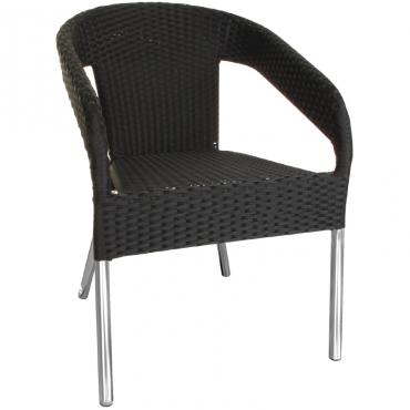 Bolero CG223 Wicker Wraparound Bistro Chairs (Pack of 4)