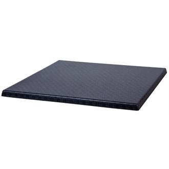 CG664 Werzalit Square Table Top Rattan Anthracite 600mm