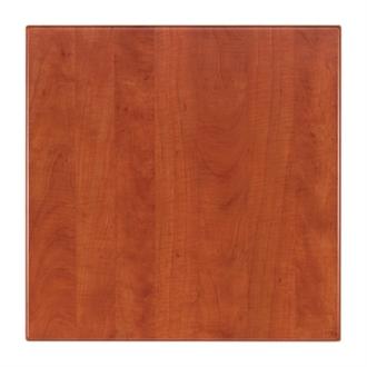 CG692 Werzalit Square Table Top Wild Pear Cognac 600mm