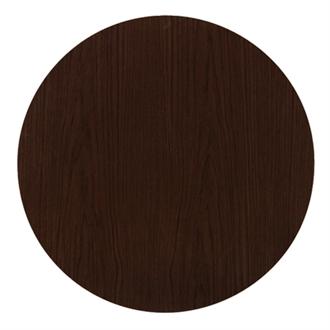 CG707 Werzalit Round Table Top Walnut 800mm