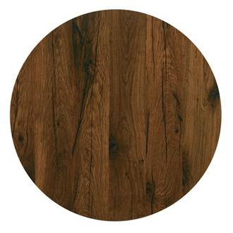 CG718 Werzalit Round Table Top Antique Oak 600mm