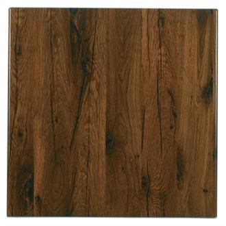 CG721 Werzalit Square Table Top Antique Oak 700mm