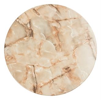 CG750 Werzalit Round Table Top Marble Onyx 600mm