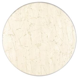 CG787 Werzalit Round Table Top Marble Bianco 800mm
