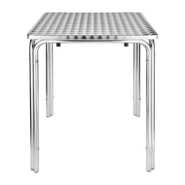 Bolero CG837 Steel and Aluminium Square Leg Table 600mm