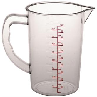 CG971 Vogue Polycarbonate Measuring Jug 1Ltr