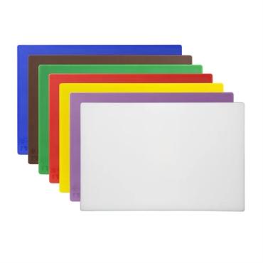 Hygiplas CH046 Low Density Antibacterial Chopping Board Set 450x300mm (7 pack)