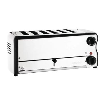 Rowlett Espirit CH185 6 Slot Toaster Chrome w/2x Additional Elements and Sandwich Cage