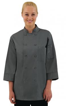 Chef Works A934 Unisex Chefs Jacket Grey.