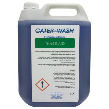 Cater-Wash 5 Litre Rinse Aid for Glasswasher & Dishwashers - CK4202