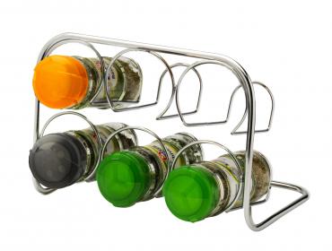 Hahn Pisa Spice Rack 6 Jar Chrome CK0068