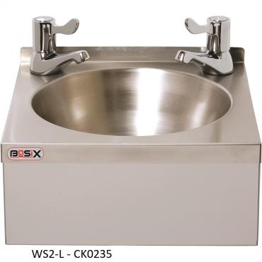 Mechline Basix WS2 stainless steel hand wash basin