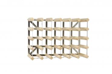 30 Bottle Wood/Metal Assembled Wine Rack CK0688