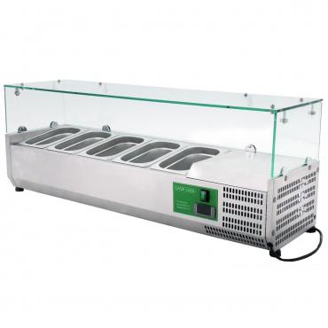 Cater-Cool CK1200TU Commercial Refrigerated Topping Unit - 5 x 1/4GN