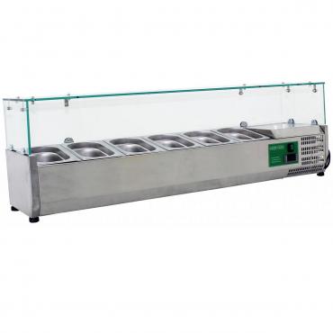 Cater-Cool CK1400TU Commercial Refrigerated Topping Unit - 6 x 1/4GN