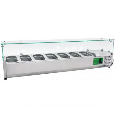 Cater-Cool CK1600TU Commercial Refrigerated Topping Unit - 7 x 1/4GN